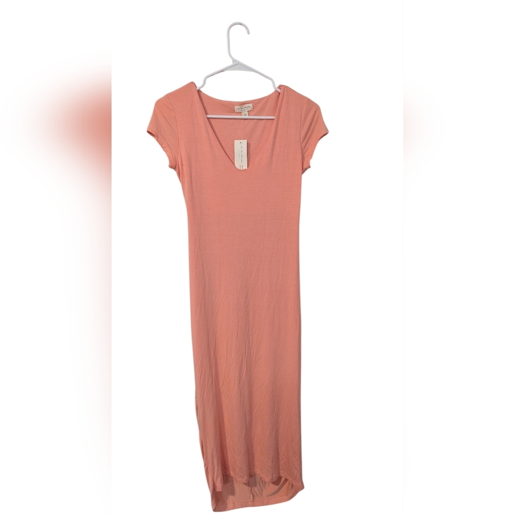 See You Monday ,Coral Midi Dress,M
